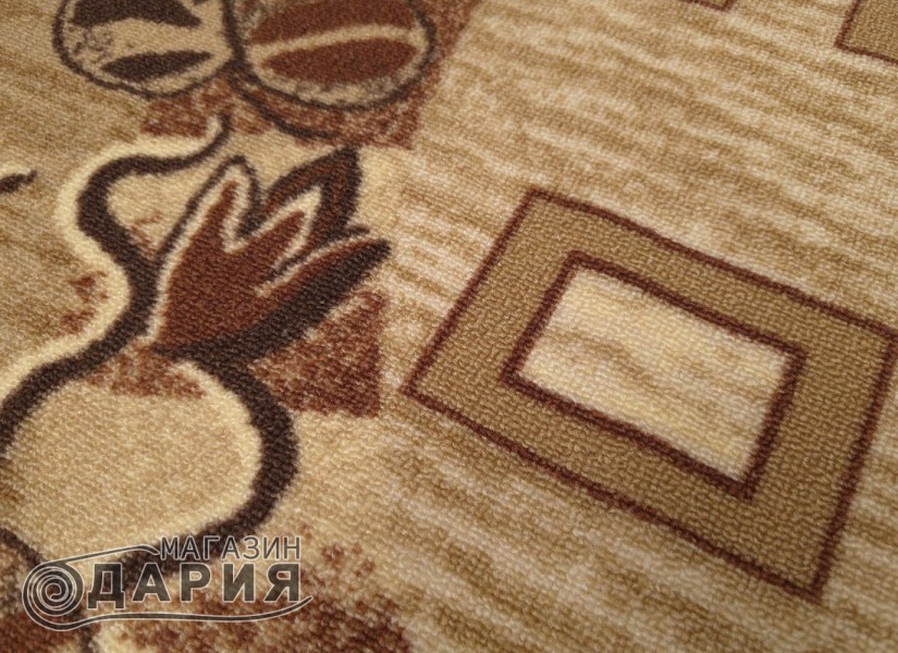 Мокетен килим ERIKA 8043 beige КРЪГ