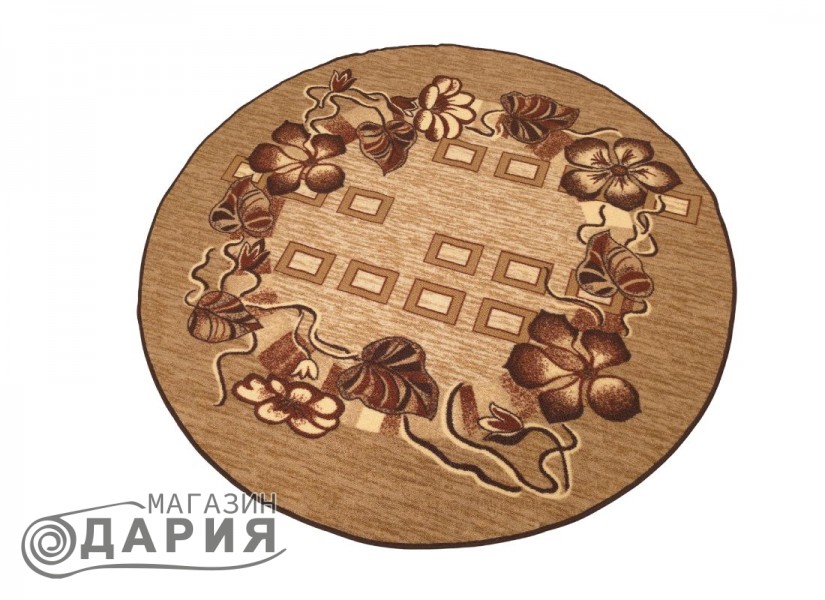 Мокетен килим ERIKA 8043 beige КРЪГ