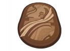 Мокетен килим ERIKA 8079 BROWN ЕЛИПСА