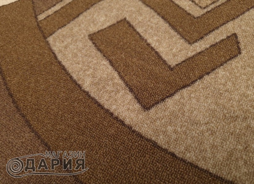 Мокетен килим ERIKA 8079 BROWN КРЪГ