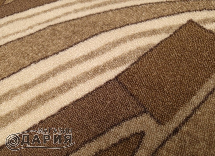 Мокетен килим ERIKA 8079 BROWN КРЪГ