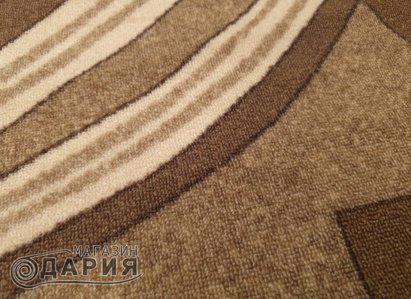 Мокетен килим ERIKA 8079 BROWN КРЪГ