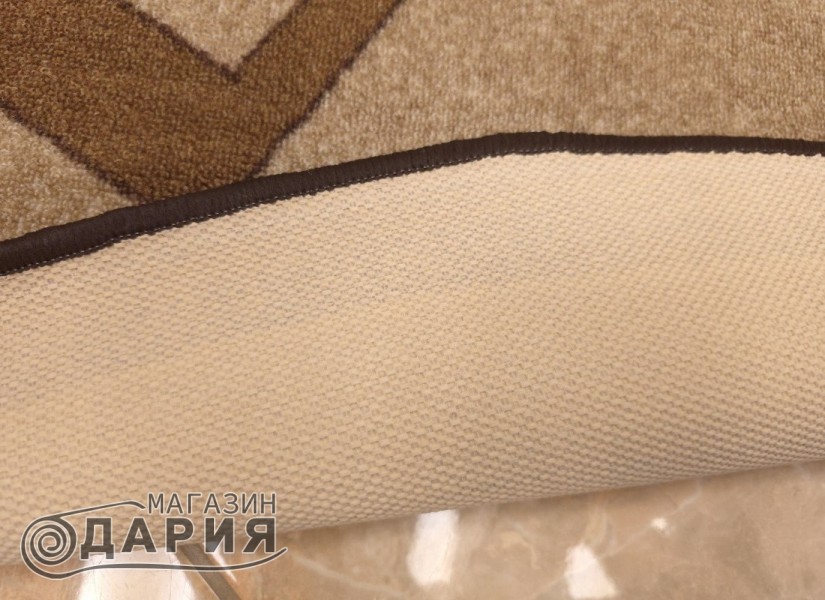 Мокетен килим ERIKA 8079 BROWN КРЪГ