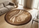 Мокетен килим ERIKA 8079 BROWN КРЪГ
