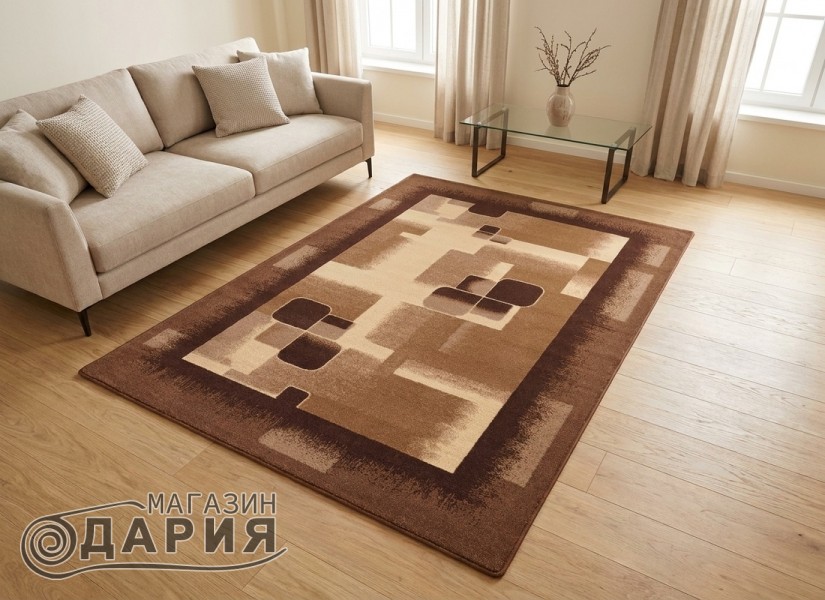 Мокетен килим ERIKA 8080 BROWN