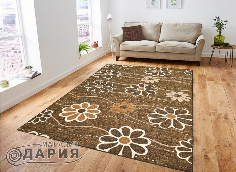 Мокетен килим ERIKA 8042 brown
