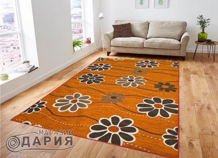 Мокетен килим ERIKA 8042 orange