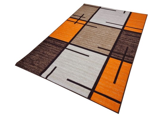 Мокетен килим ERIKA 8010 beige/orange