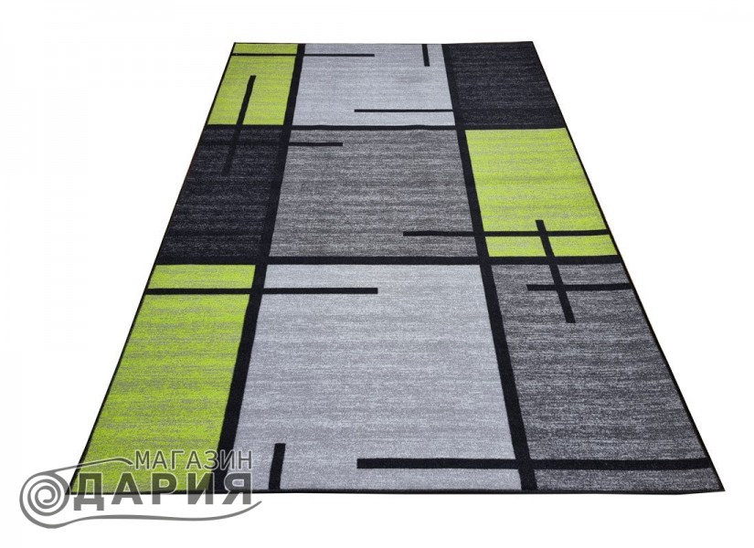 Мокетен килим ERIKA 8010 grey/green