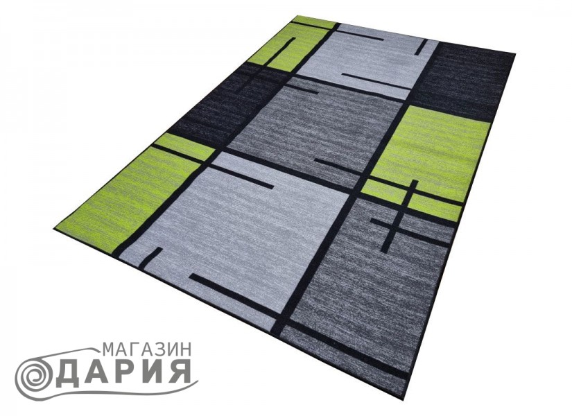 Мокетен килим ERIKA 8010 grey/green