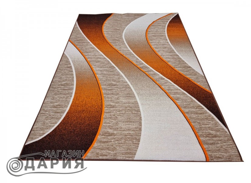 Мокетен килим ERIKA 8012 beige/orange