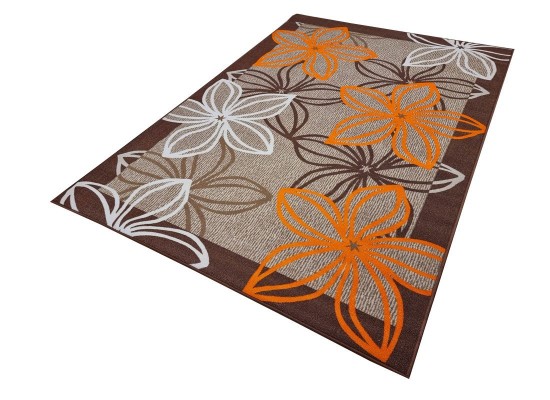 Мокетен килим ERIKA 8013 beige/orange