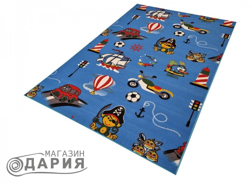 Мокетен килим ERIKA 8022 blue