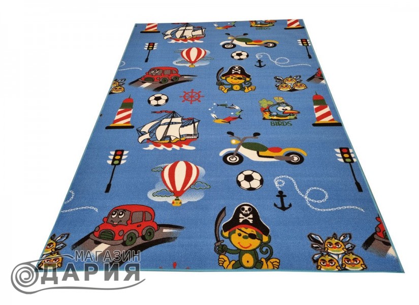 Мокетен килим ERIKA 8022 blue