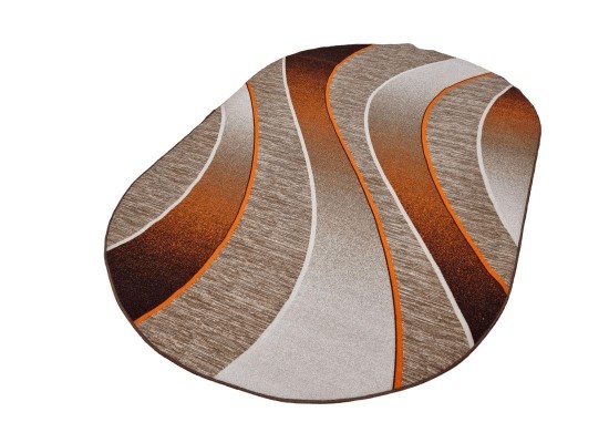 Мокетен килим ERIKA 8012 beige/orange елипса