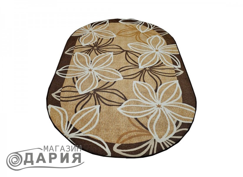 Мокетен килим ERIKA 8013 camel елипса