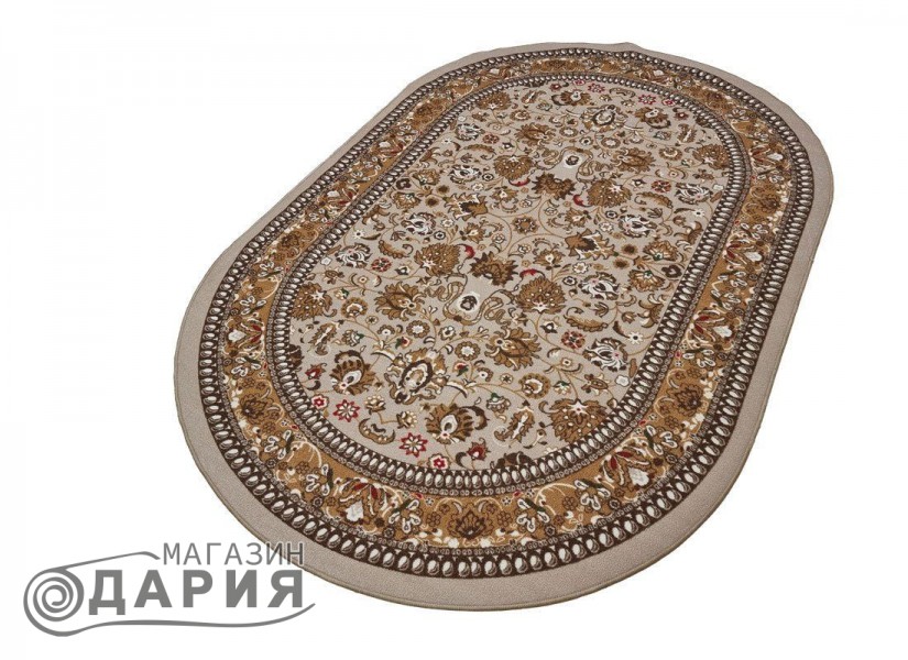Мокетен килим ERIKA 8031 beige елипса