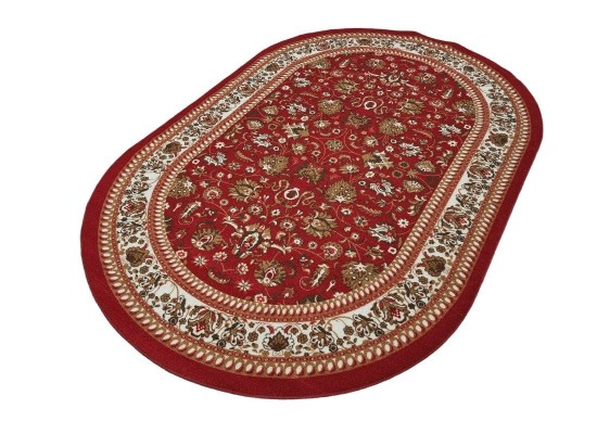 Мокетен килим ERIKA 8031 red елипса