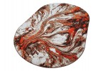 Мокетен килим ERIKA 8033 beige/orange елипса