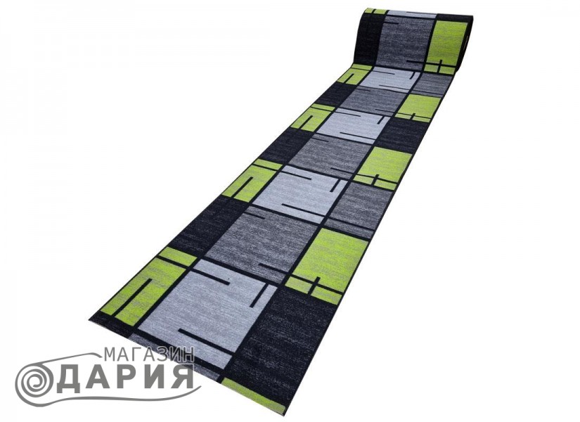 Мокетена пътека ERIKA 8010 grey/green