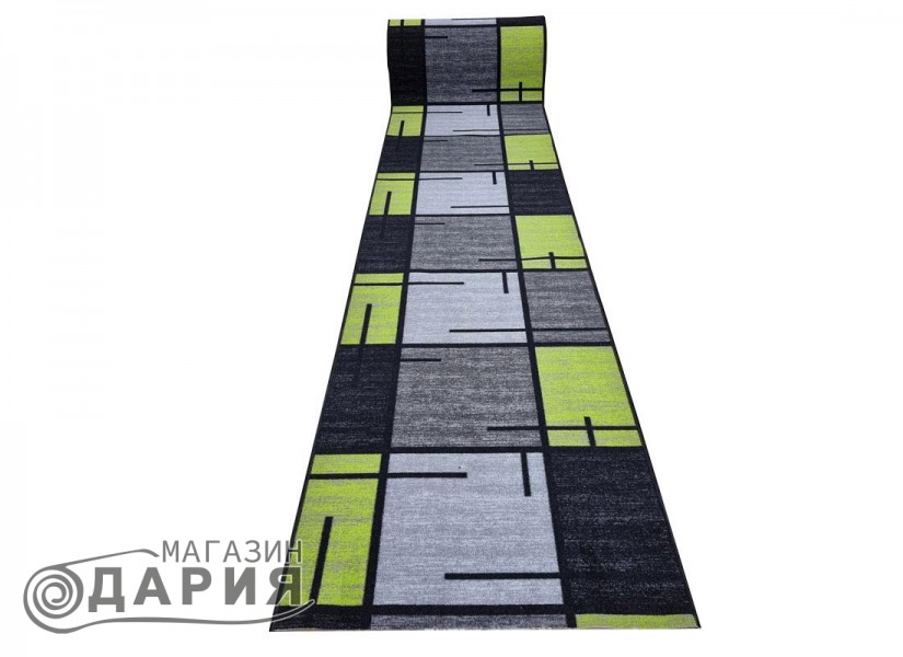 Мокетена пътека ERIKA 8010 grey/green