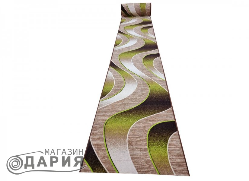 Мокетена пътека ERIKA 8012 beige/green
