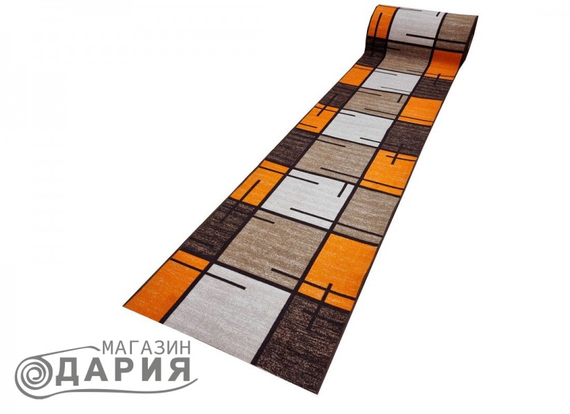 Мокетена пътека ERIKA 8010 beige/orange