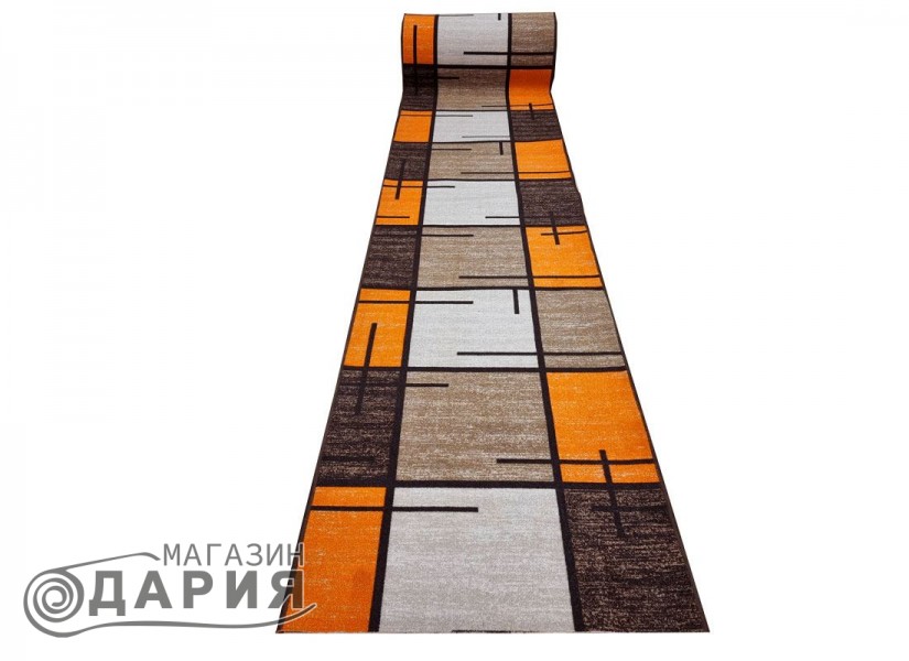 Мокетена пътека ERIKA 8010 beige/orange