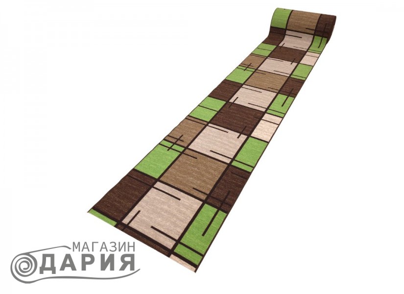 Мокетена пътека ERIKA 8010 beige/green