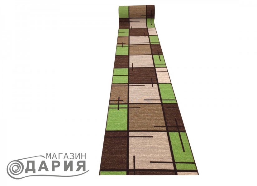 Мокетена пътека ERIKA 8010 beige/green