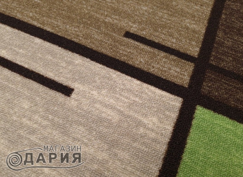 Мокетена пътека ERIKA 8010 beige/green