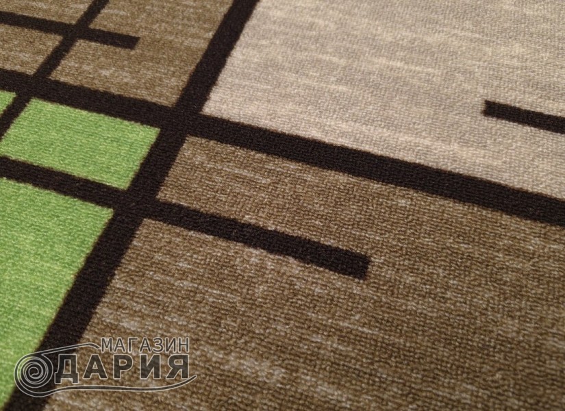 Мокетена пътека ERIKA 8010 beige/green