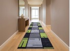 Мокетена пътека ERIKA 8010 grey/green