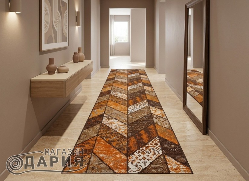 Мокетена пътека ERIKA 8029 orange