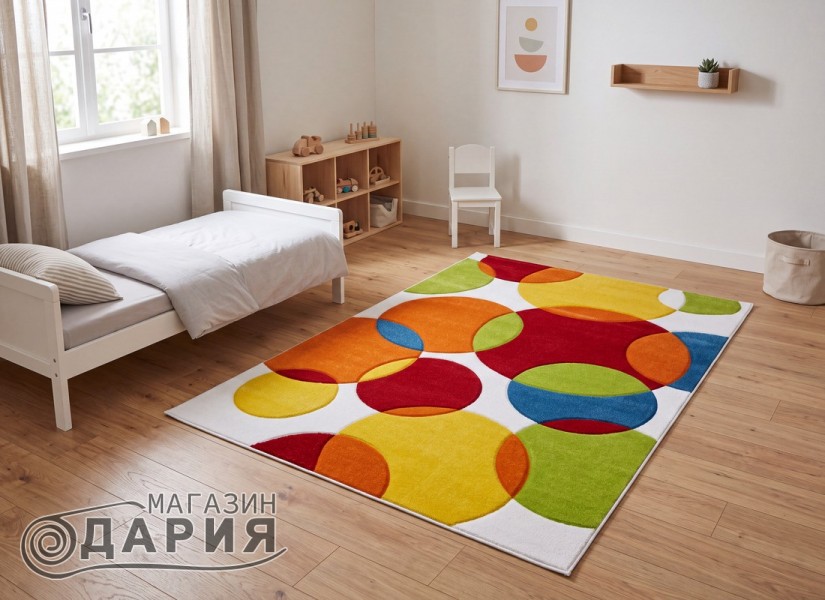 Тъкан килим GRACIA 132 orange/yellow