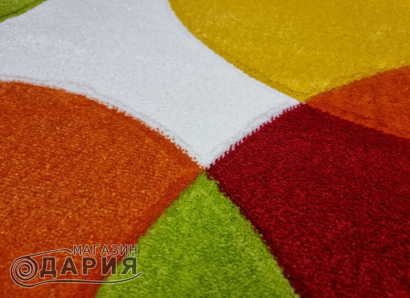 Тъкан килим GRACIA 132 orange/yellow
