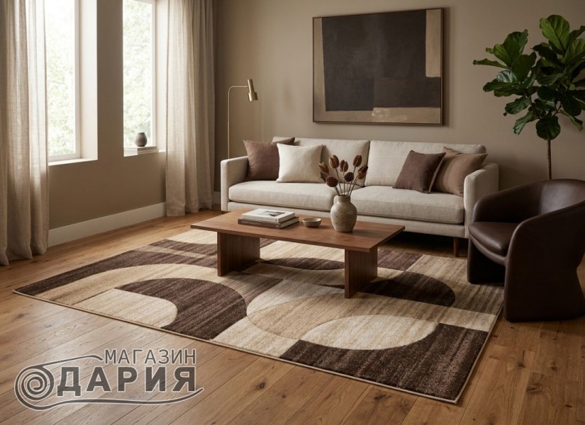 Тъкан килим GRACIA 545 beige/brown