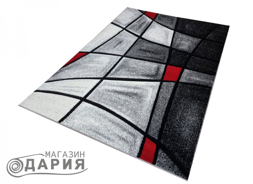 Тъкан килим GRACIA 723 white/grey