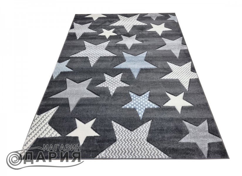 Тъкан килим GRACIA 742 grey/blue