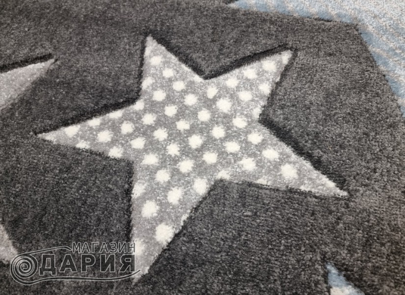 Тъкан килим GRACIA 742 grey/blue