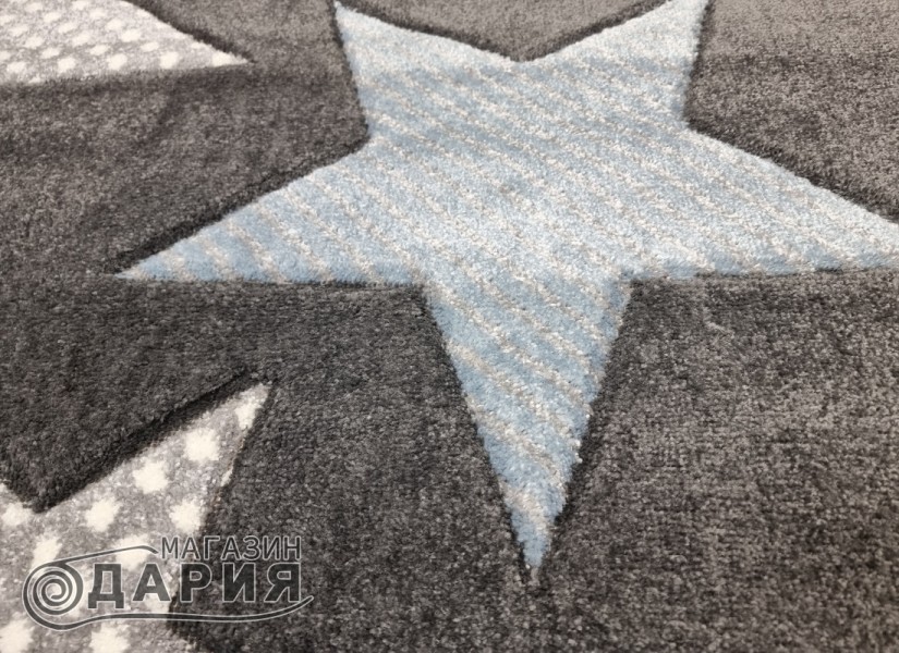 Тъкан килим GRACIA 742 grey/blue