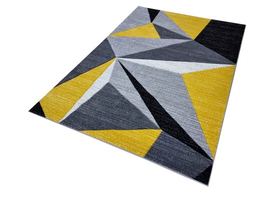 Тъкан килим GRACIA 743 grey/yellow