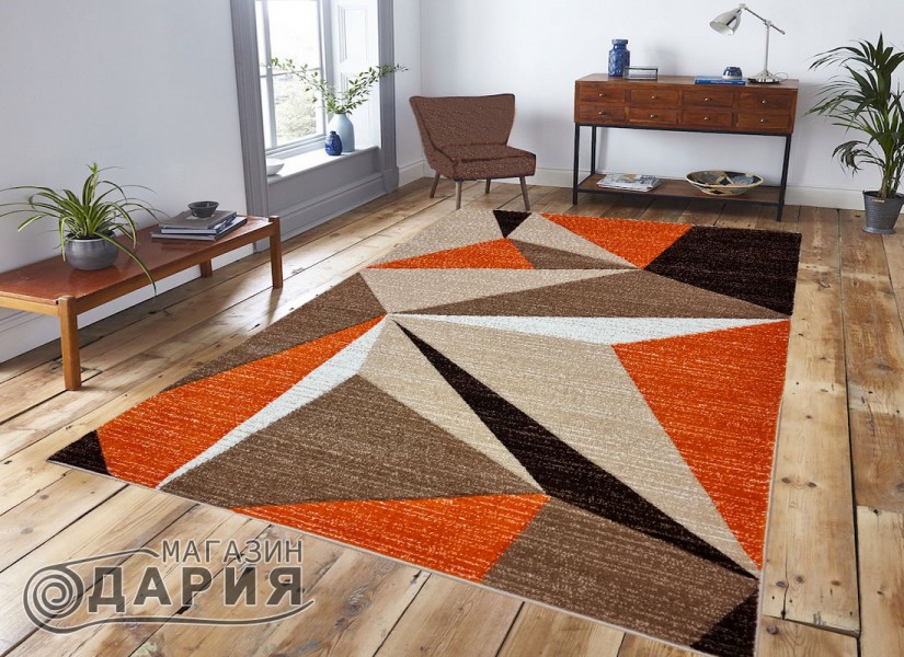 Тъкан килим GRACIA 743 beige/orange