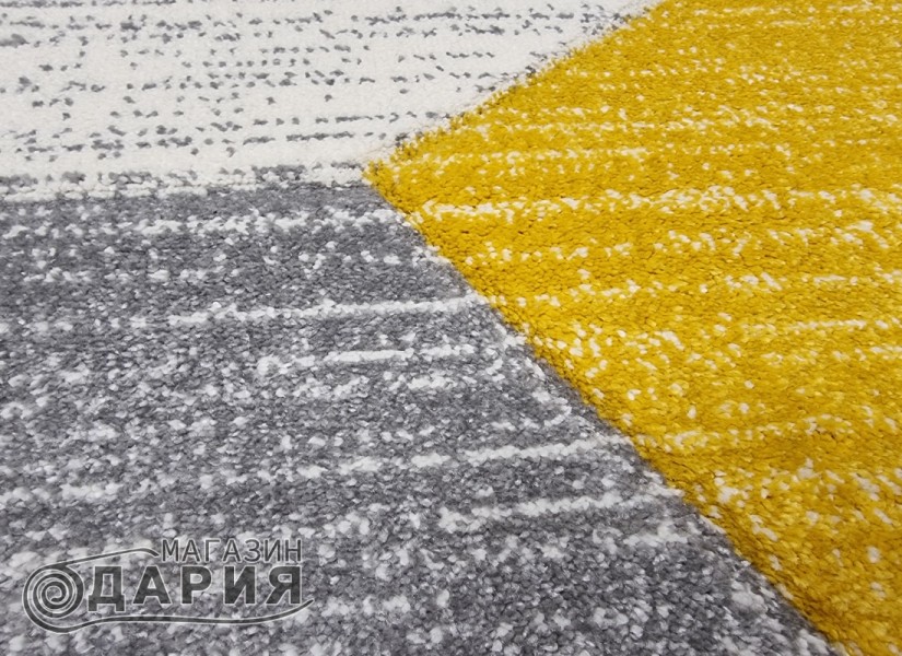 Тъкан килим GRACIA 743 grey/yellow