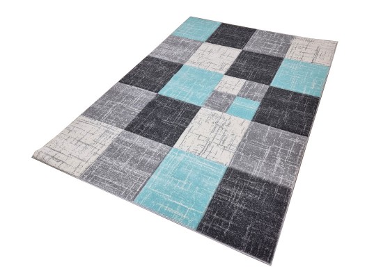 Тъкан килим GRACIA 744 grey/mint