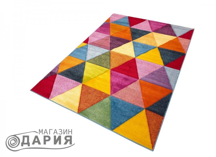 Тъкан килим GRACIA 807 lilac/blue