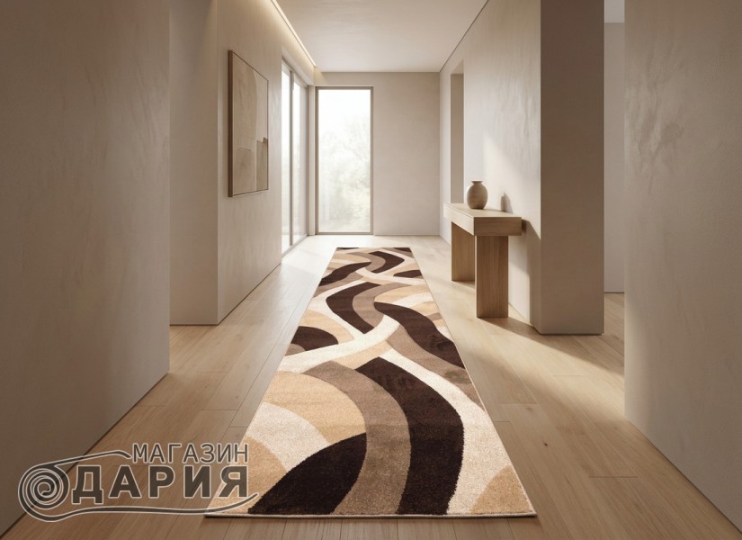 Тъкана пътека GRACIA 544 brown/d.beige