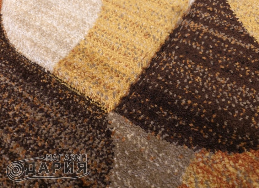 Тъкана пътека GRACIA 545 yellow/rust