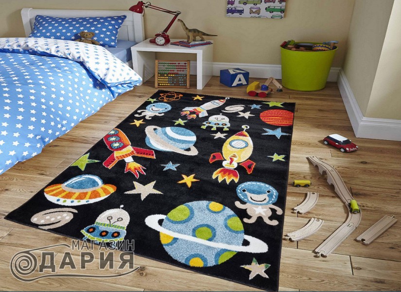 Тъкан килим MAGNOLIA 745 black