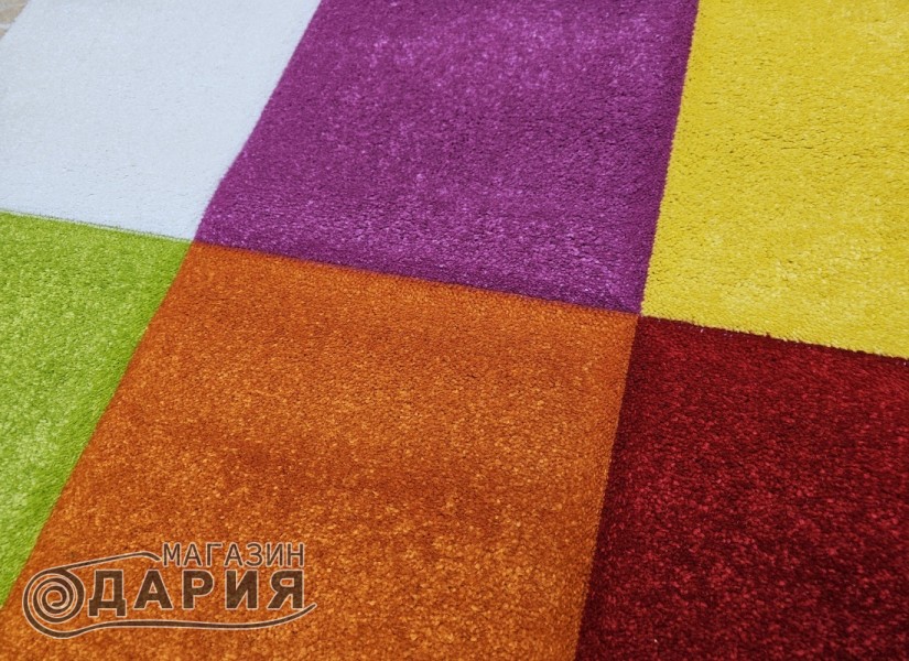 Тъкан килим GRACIA 131 orange/white